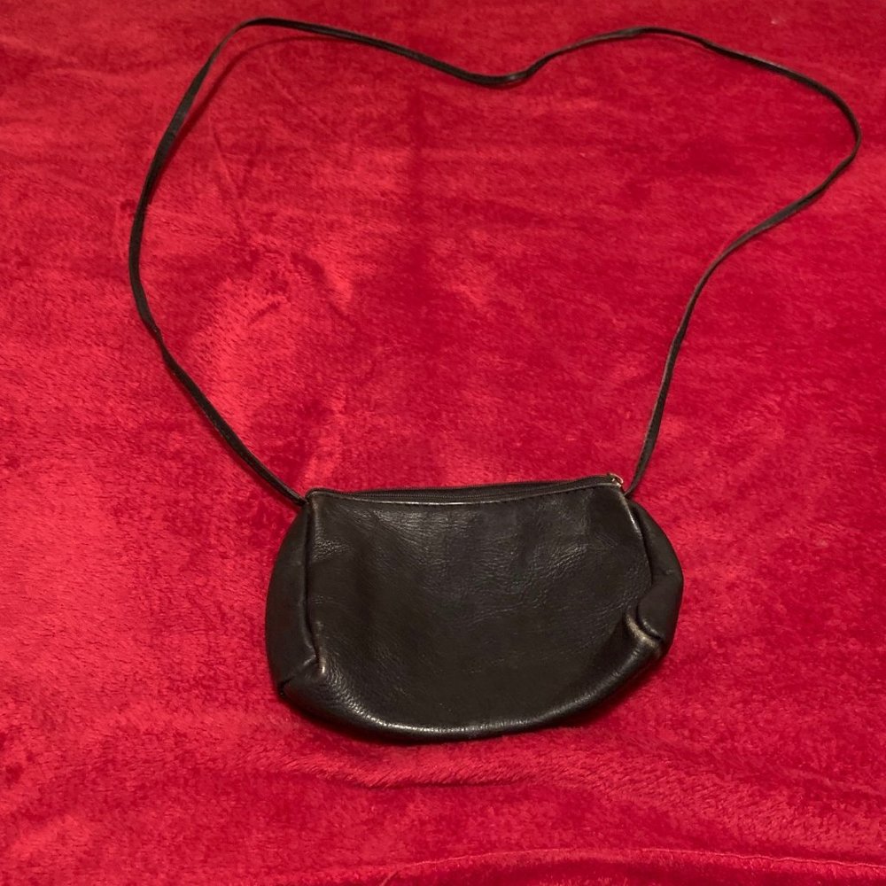 Black Leather Essentials purse